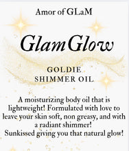 Load image into Gallery viewer, GLaMGlow Shimmering Body Oil — Goldie Cake Scent