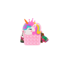 Load image into Gallery viewer, Crowned Unicorn Popper Purse