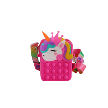 Load image into Gallery viewer, Crowned Unicorn Popper Purse