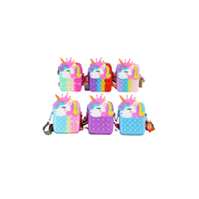 Load image into Gallery viewer, Crowned Unicorn Popper Purse