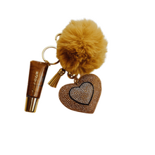 Load image into Gallery viewer, Nude Pom Keychain
