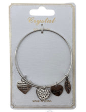 Load image into Gallery viewer, Heart Charm Bangle
