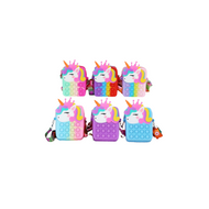 Crowned Unicorn Popper Purse